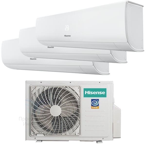 Hisense AMW3-24U4RJC + AMS-12UW4RXRKB00 x3