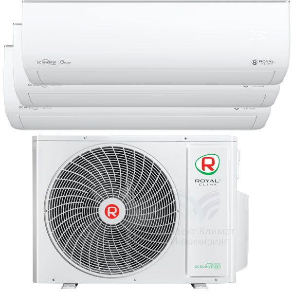 Royal Clima 3TFM-25HN/OUT + RCI-GLD09HN x3