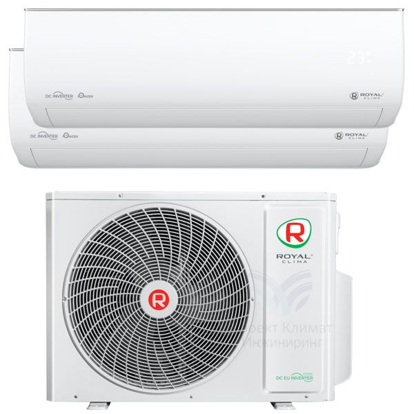 Royal Clima 2DFM-14HN/OUT + RCI-GLD07HN x2