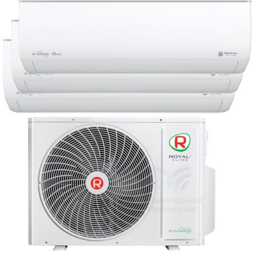 мульти сплит система Royal Clima Royal Clima 3TFM-25HN/OUT + RCI-PFF09HN x3