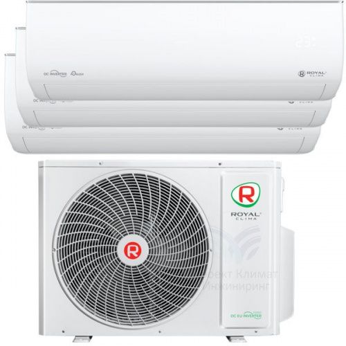 мульти сплит система Royal Clima Royal Clima 3TFM-25HN/OUT + RCI-GLD09HN x3