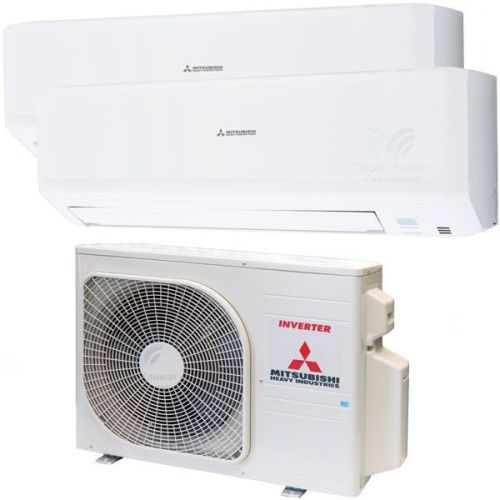 мульти сплит система Mitsubishi Heavy Mitsubishi Heavy SCM45ZS-W + SKM25ZSP-W x2