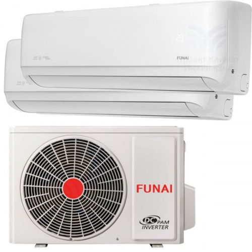 мульти сплит система Funai Funai RAM-I-2KG40HP.01/U + RAM-I-DA25HP.W01/S x2